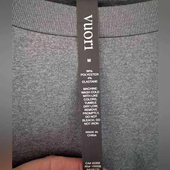 Vuori Daydream Crewneck Long Sleeve Pullover, Size M in Cape Heather - Picture 6 of 9